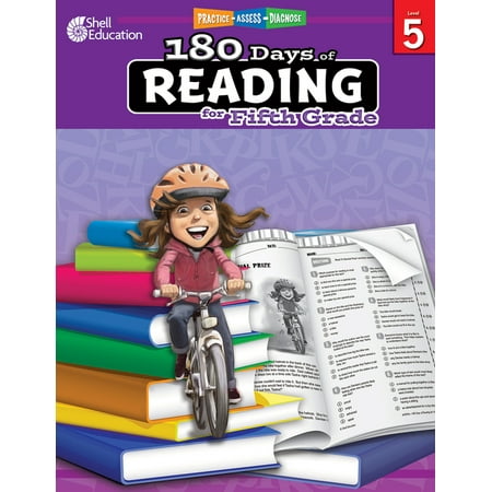 180 Days of Practice: 180 Days of Reading for Fifth Grade: Practice, Assess, Diagnose (Paperback)