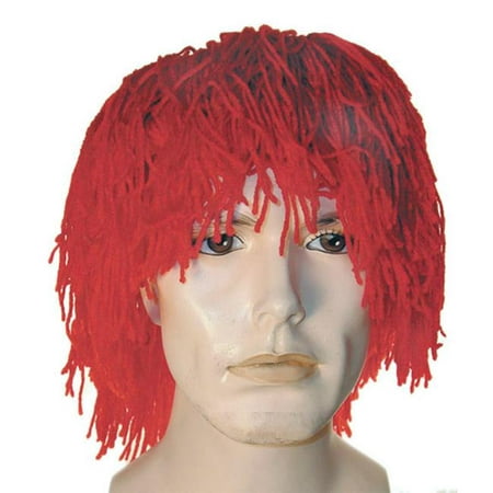 Morris Costumes LW11RD Rag Boy Bargain Red Wig Costume