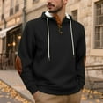 thumbnail image 2 of SRZYMJ Casual Men's Hoodie Heavyweight Hooded Pullover for Men Ideal Winter Warmth and Comfort In Outdoor Sports, 2 of 5