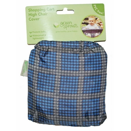 Green Sprouts Organic Terry - Blue Shopping Cart High Chair Cover Baby Waterproof PVC FREE by Green Sprouts