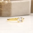 thumbnail image 3 of 10K Yellow Gold Oval Moonstone Solitaire Engagement Ring for Women, 3 of 5