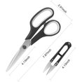 thumbnail image 4 of WWS-Heavy-Duty Multipurpose Scissors, 15 Pack 8-Inch & 1 Pack 4.1-Inch Sewing Scissors, Ultra Sharp Stainless Steel Blades, Comfort-Grip Handles, Ambidextrous, 4 of 4