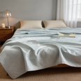 thumbnail image 3 of VOTRUDI 47x91in Waffles Weave Fitted Sheet Singles Soft Breathable For Deep Mattress All Season, 3 of 6