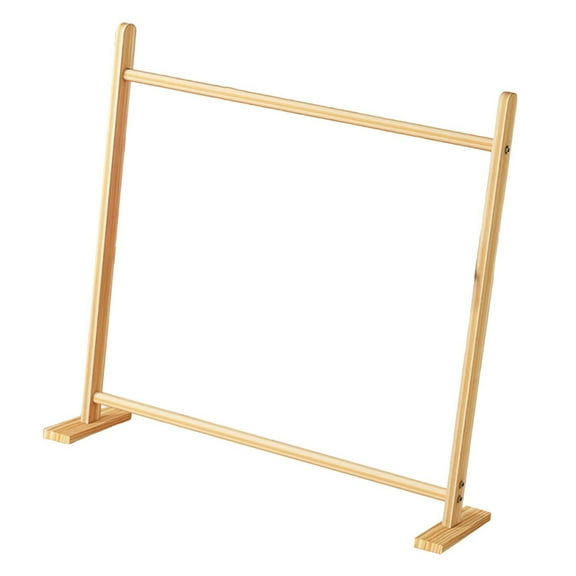 Vaveren Pet Clothes Rack Pet Hanger Display Stand Multifunctional Simple Wood Wooden Dog