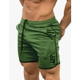 thumbnail image 1 of Faithtur Men Summer Swim Shorts Solid Color Elastic Waist Swimming Trunks, 1 of 2