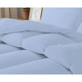 thumbnail image 5 of 5 Piece Luxurious Straight Line Pattern Comforter All Season 800 Threads Count Twin/Twin XL Size - Ultra Soft 550 GSM 100% Egyptian Cotton (Solid Light Blue Colour ), 5 of 6