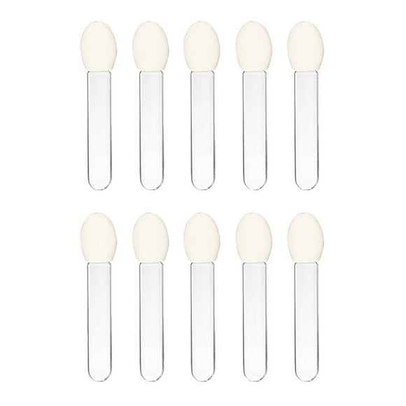 10 Piezas Cepillo de de Ojos Desechable Aplicador de Esponja Brocha de Maquillaje Herramientas de Maquillaje Brochas