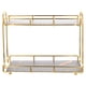 thumbnail image 1 of Organizador de encimera de baño para cosméticos y artículos de tocador, estante de almacenamiento de escritorio de 2 niveles, 1 of 5