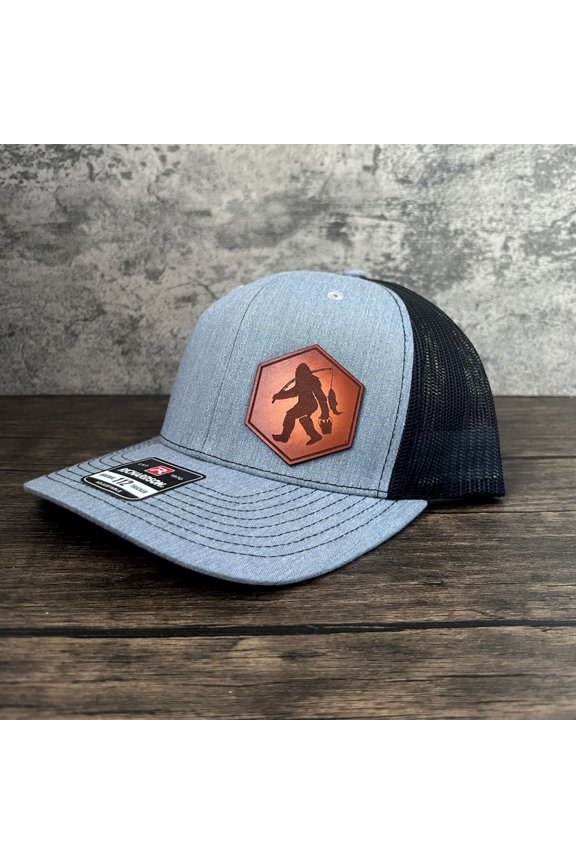 Leather Patch Big Foot Fishing Hat - Richardson 112