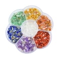 thumbnail image 3 of Piedras preciosas de 7 colores Gloria piezas de cristal irregulares sin perforar para fabricación de Joyas, 3 of 9
