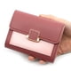 thumbnail image 5 of Monedero pequeño informal de tres pliegues para mujer, monedero cuadrado, monedero de mano, 5 of 5