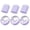 Purple, variant on JOZASHON 3Pack PD 20W type C Fast wall charger,with 10FT Long USB C-C Cables for iPhone 17 16 15, iPad,Purple