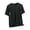 Black, variant on GEWSEY Ice Silk Workout Shirts for Men Quick Dry Athletic T-Shirts Short Sleeve Crewneck Tops Summer Gym Running Blouses (Grey, 5XL)