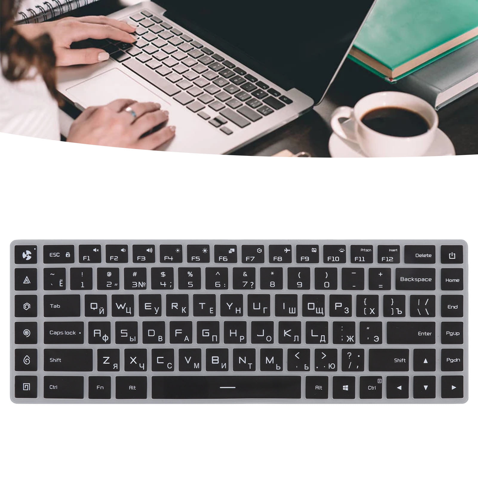 Ymiko Computer Keyboard Keyboard Skins for 15.6in for