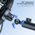 thumbnail image 5 of 12 24v Universal Car Mounted Fan Portable Suction Cup Car Mounted Fan Three Speed Wind Regulation Silent and Strong Wind Adjustable From Multiple Angles Universal Car Mounted Fan P, 5 of 9