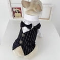 thumbnail image 5 of Cheers.US Pet Suit Bowtie Short Sleeve Cat Outfit Dog Wedding Suit Formal Shirt,Comfortable, Breathable, Lovely for Pet Weddings, Birthdays, Valentines Day, Daily Dress Up, 5 of 10