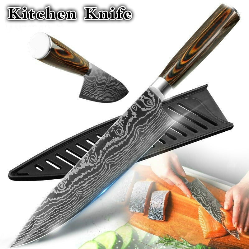 MDHAND 8 inch Chef's Knife Stainless Steel Kitchen Cooking Knives