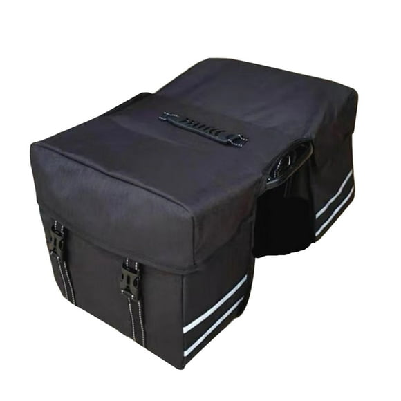 Hearth & Gear Bike Rack Bag Water Proof Bike Trunk Pannier Rear Seat Bag Cycling Bike Saddlebag Bike Rack Bag Water Proof Large Capacity Bike Trunk Bag Reflective Saddle Panniers Storage Cargo Bike