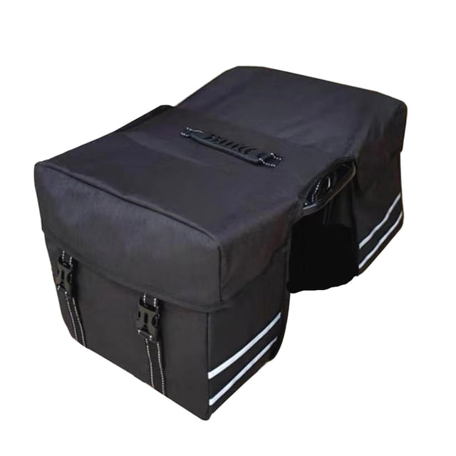 Hearth & Gear Bike Rack Bag Water Proof Bike Trunk Pannier Rear Seat Bag Cycling Bike Saddlebag Bike Rack Bag Water Proof Large Capacity Bike Trunk Bag Reflective Saddle Panniers Storage Cargo Trunk