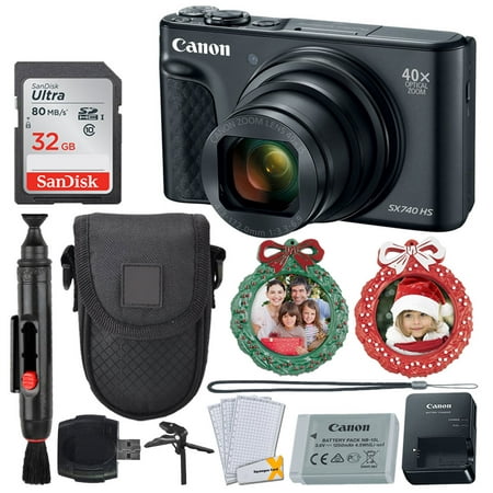Canon PowerShot SX740 HS Digital Camera (Black) Value Holiday