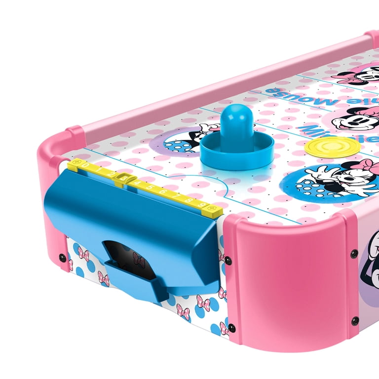 Minnie Mouse Electronic Tabletop Air Hockey, Wood - Walmart.com