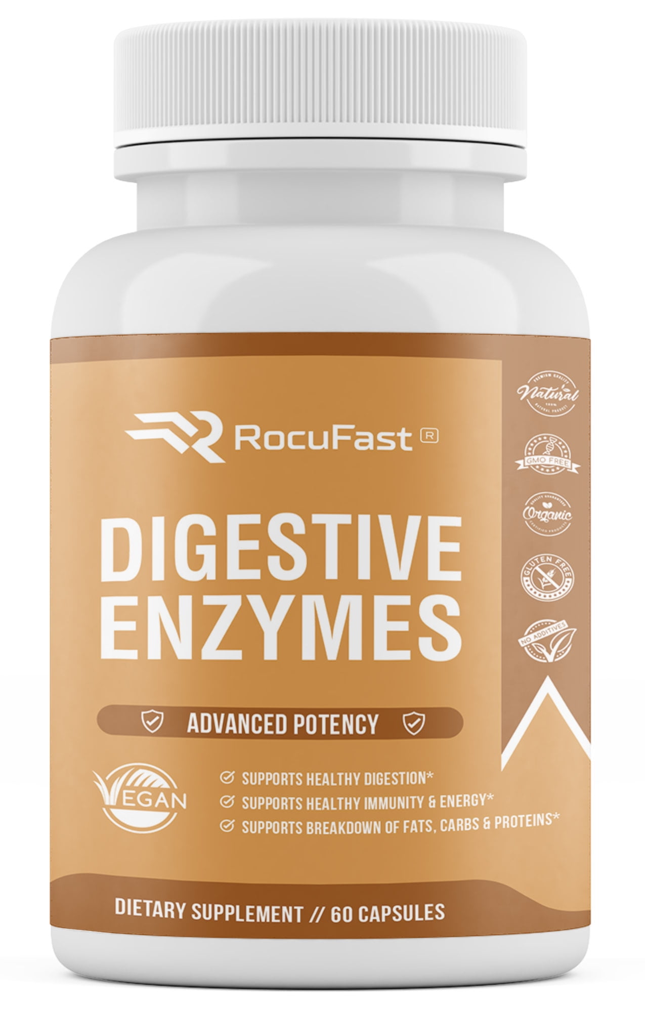 Digestive Enzymes Plus Prebiotics & Probiotics Natural Support for
