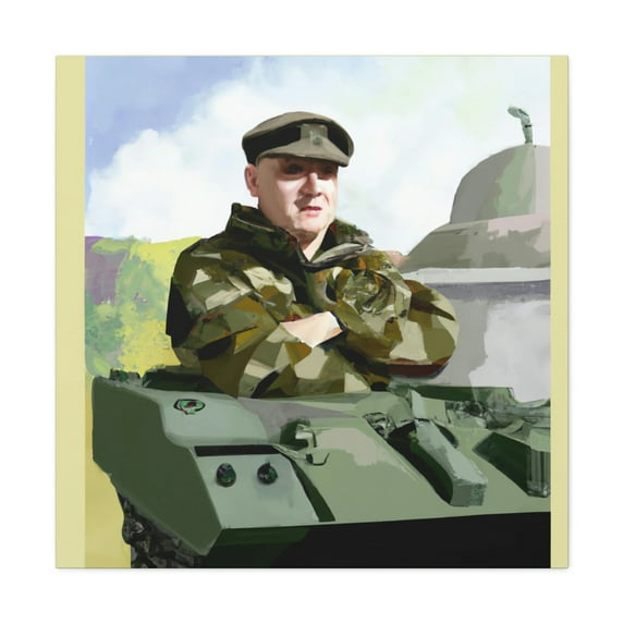 Tank Operator Pop Art - Canvas