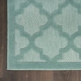 thumbnail image 2 of Nourison Easy Care Indoor/Outdoor Aqua/Teal 5' x 7' Area Rug, (5x7), 2 of 11
