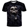 thumbnail image 1 of Summer 3D Printing Skull T Shirt For Chiidren Streetwear Hip Hop Trend Personality Punk Tops Harajuku Leisure Top Tees12T Gong Bohan LED, 1 of 2