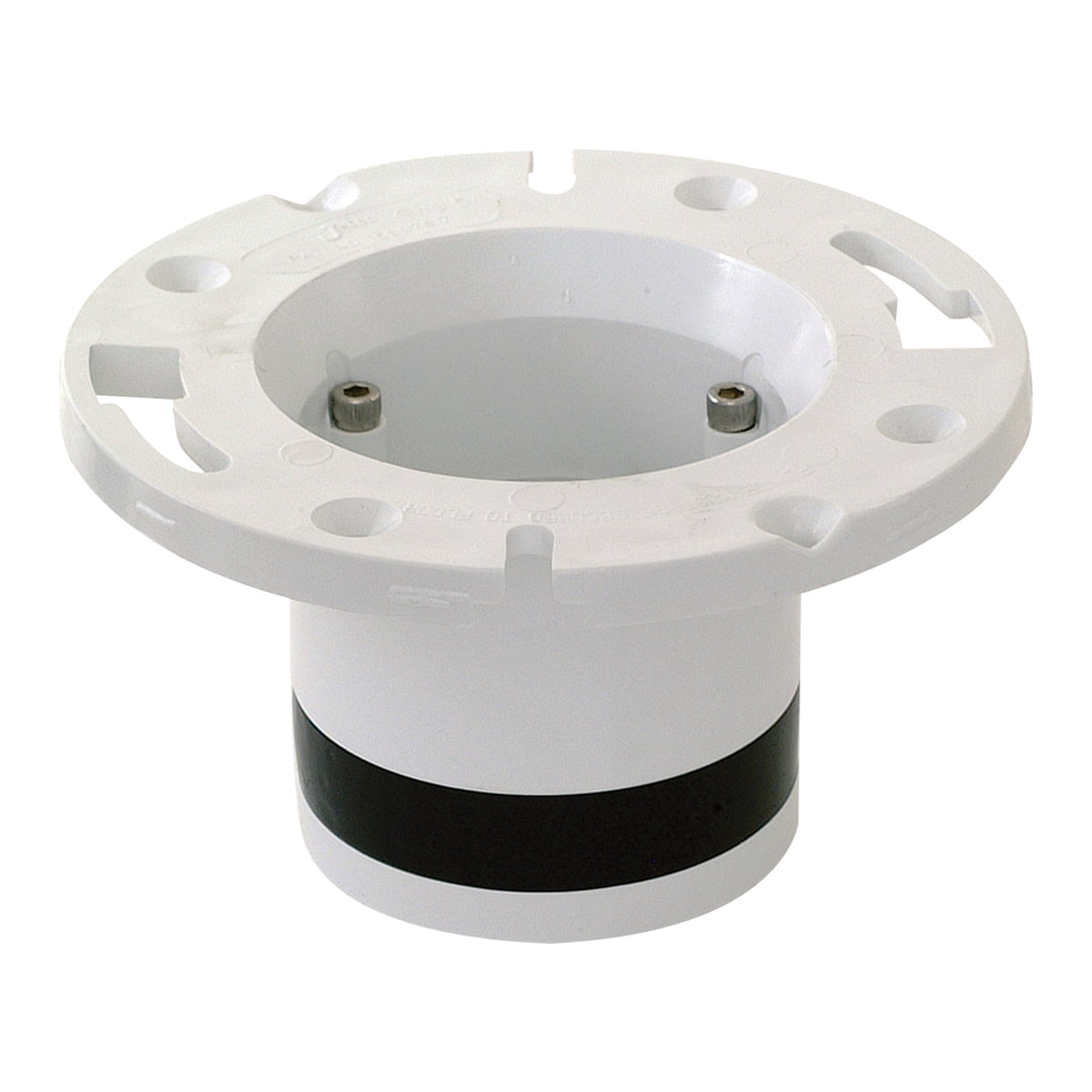 EZFLO 40096 PushNRepair PVC Closet Flange, 4 inch, White Walmart