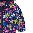 thumbnail image 3 of EnJoCho Kids Fashion Overclothes Toddler Kids Baby Girls Boys Long Sleeve Floral Print Zipper Hooded Coat Jacket Kids Trendy Wear 18-24 Months, 3 of 6