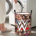 thumbnail image 7 of Large Laundry Basket with Handle, WWE Collapsible Laundry Hamper, Dirty Clothes Storage Basket for Living Room, Bathroom, Bedroom, College Dorm, 7 of 7