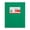 Green, variant on Staples 2-Pocket Portfolio with Fastener Orange 55474