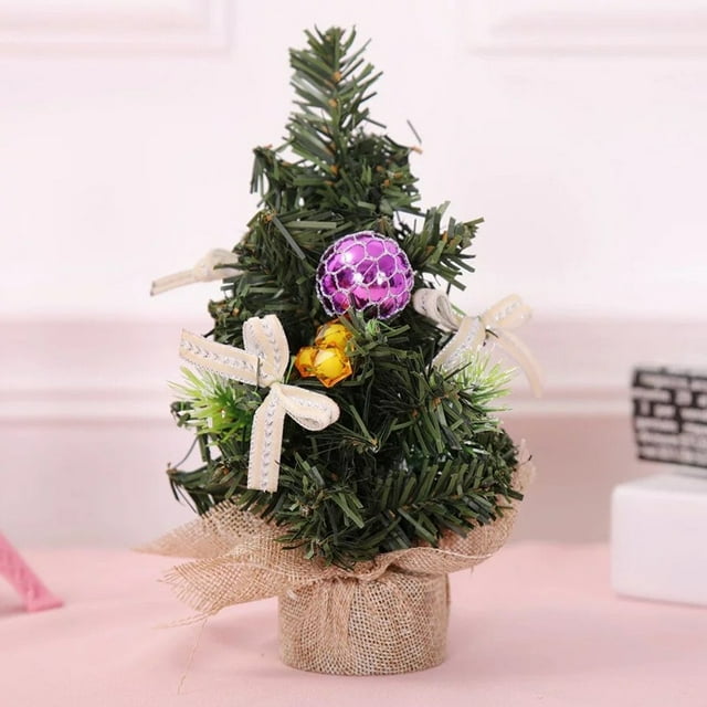 8inch Christmas Tree Ornaments Table Ornaments Small Tree