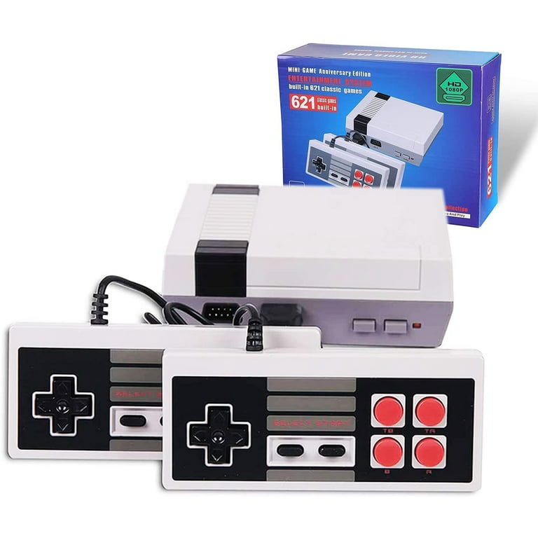 Classic Video Game Console HDMI for TV,1080P HD Mini nes Game Consoles with  621 Games for NES Classic Edition Handle Gaming 