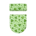 thumbnail image 5 of HELLHERO Four-Leaf Clover Toilet Seat Protector, Non-Slip Polyester Fabric Toilet Seat Lid Cover, U-Shaped, 5 of 8