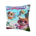 thumbnail image 5 of Super Kitties Throw Pillow Cover Decoration Pillow Case Cushion for Home Sofa Couch 22"x22", 5 of 7