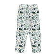 thumbnail image 5 of Naloa Modern Industry Print Women’s Ultra-Soft Comfy Pajama Lounge Pants with Pockets & Drawstring, 5 of 8