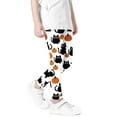 thumbnail image 6 of Girls' Halloween Leggings Pumpkin Printed Pants High Waist Stretchy Leggings for Girls 3-7Y, 6 of 6