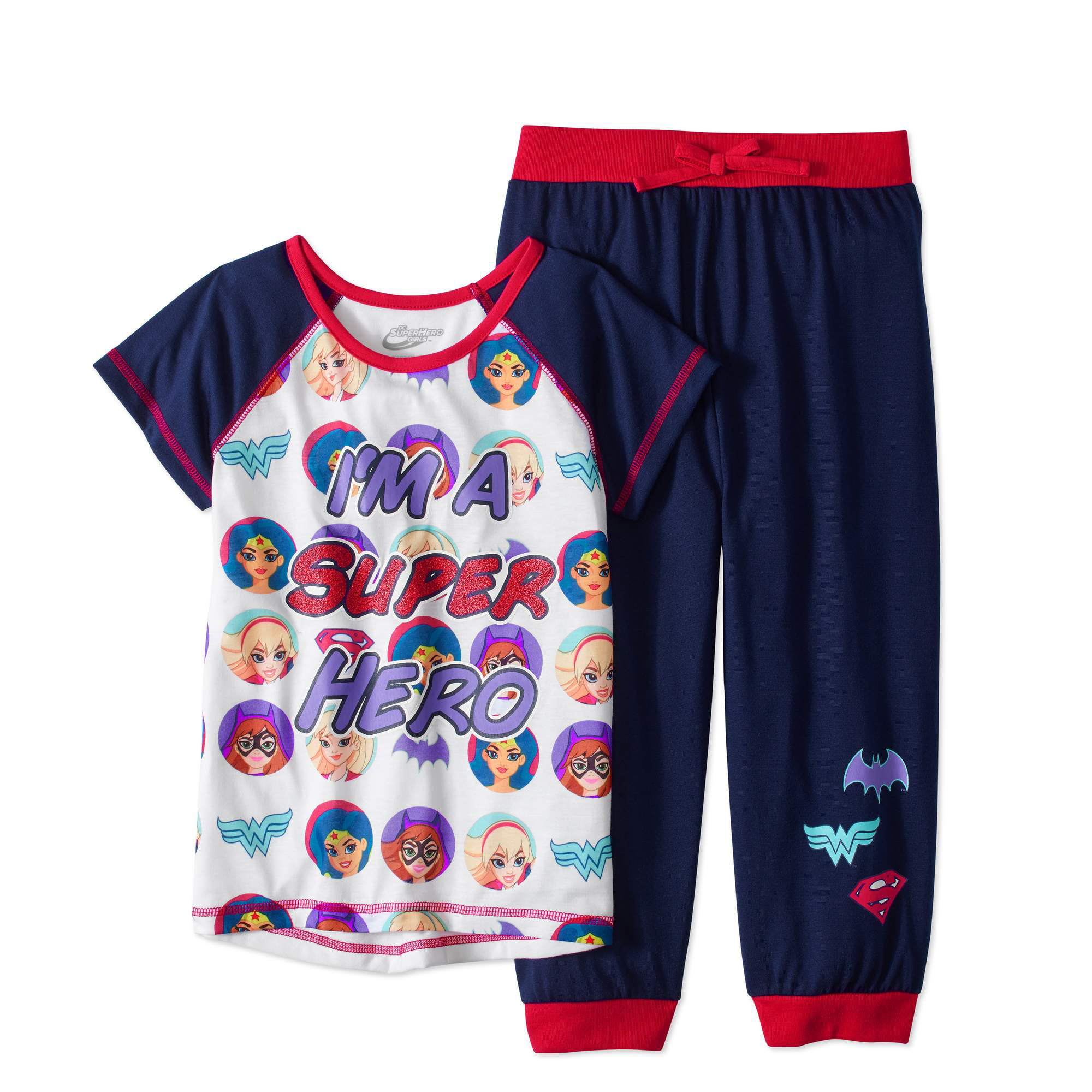 Girls DC Super Hero Girls 2pc Pajama Set