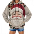 thumbnail image 6 of Oplxuo Christmas Hoodies for Women Fashion Graphic Sweatshirts Casual Long Sleeve Hooded Christmas Hoodies for Girls Teen, 6 of 7