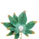 thumbnail image 4 of Fancy Fashion Broche Pin Broche con arce Pasadores para mujeres y hombres - , tal se describe Verde BLESIY Broche de perla con broche de perlas, 4 of 8