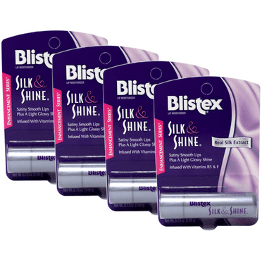 Blistex Silk & Shine Lip Protectant 0.13 oz (Pack of 4)