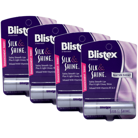 Blistex Silk & Shine Lip Protectant 0.13 oz (Pack of 4)