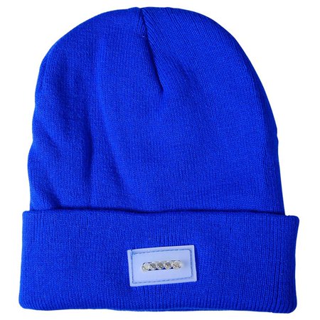 

Winter Unisex 5 LED Knitted Flashlight Spot Light Cap for Hunting Camping Grilling Jogging Walking or Working