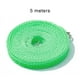thumbnail image 3 of Billuyoard Tendedero de 3/5/8/10M, cuerda de tipo valla, línea de ropa portátil de viaje, edredón, cuerda de ventilación, perchas para Decoración del hogar Verde 5m, 3 of 6