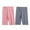 Gray+Pink, variant on SILVERCELL 2 Packs Girls Athletic Half Leggings 1/2 Pants Kids Dance Running Bike Shorts Workout Tights Activewear, Size 3-12T