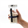 thumbnail image 3 of 2X Tarro HerméTico de Vidrio para Hacer Masa Madre, Tarro de FermentacióN Natural con Tapa y Kit de FermentacióN de Masa una Escala, 3 of 5