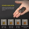 thumbnail image 4 of Mini Flashlight with UV/Red Light IP66 Rechargeable Handheld Lamp for, 4 of 8