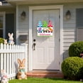 thumbnail image 5 of Easter Bunny Wooden Wall Hanging - Colorful Easter Eggs Happy Easter Sign, Home Door Decor for Spring Holiday Party, Ready to Hang, 5 of 5
